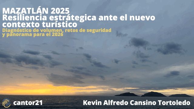 Portada Reporte Turismo 2025 Mazatlán